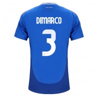 Camisa de time de futebol Itália Federico Dimarco #3 Replicas 1º Equipamento Europeu 2024 Manga Curta